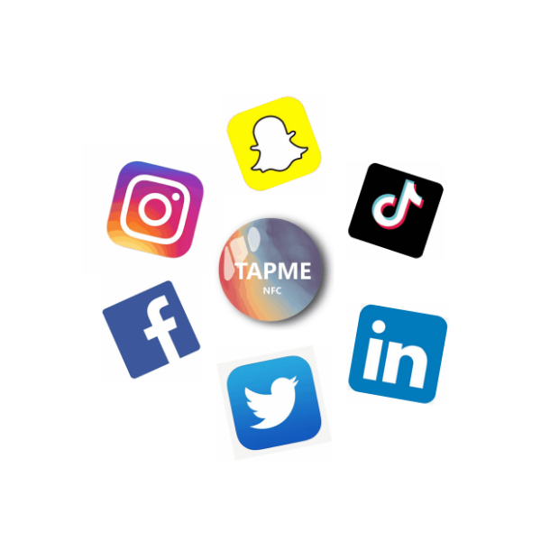 Etiqueta Redes Sociales NFC 2