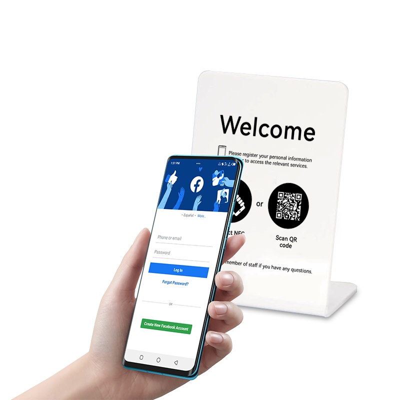Soporte de Menú QR NFC 4