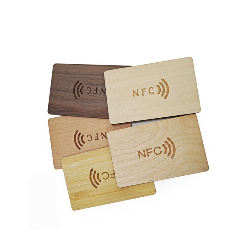Tarjetas de Madera NFC 3